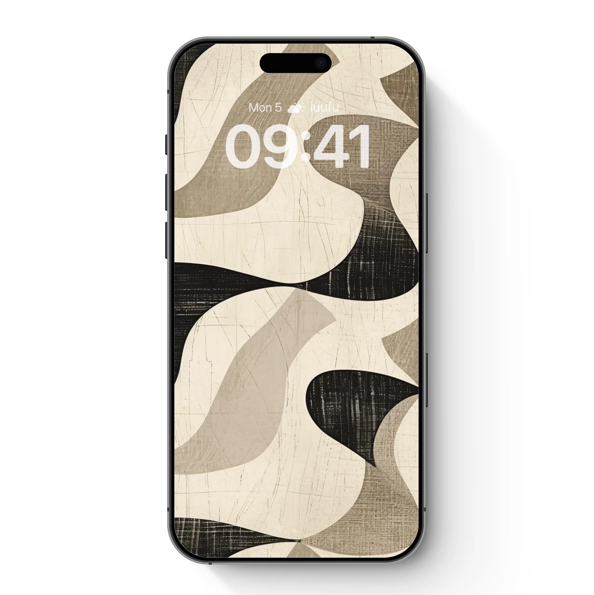 Abstract Flow: Monochrome Waves in Motion