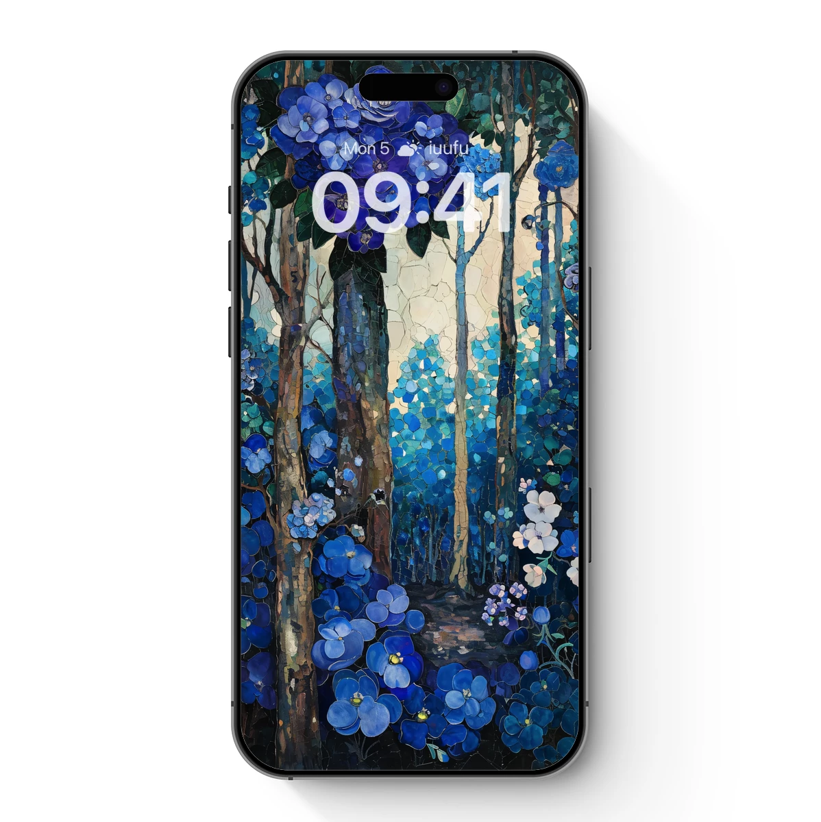 Enchanted Blue Forest Bloom