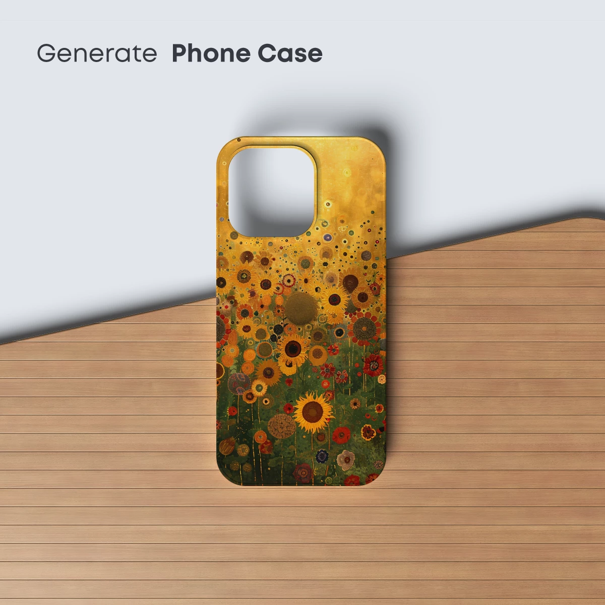 Golden Sunflower Symphony: A Klimt-Inspired Bloom - Image 3