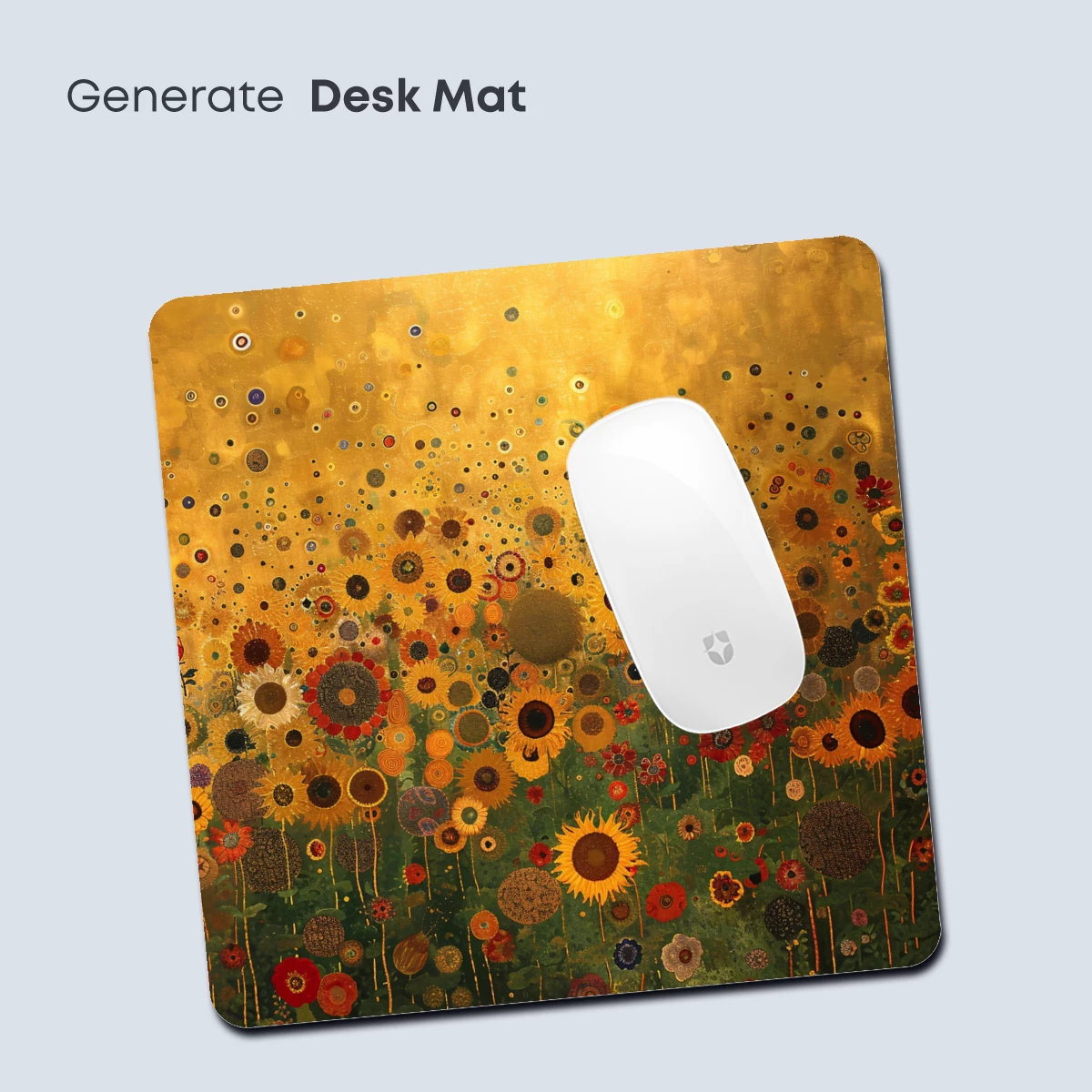 Golden Sunflower Symphony: A Klimt-Inspired Bloom - Image 4