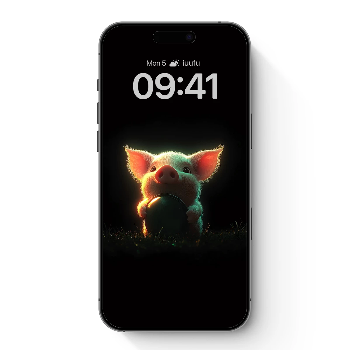 Glowing Piglet with Lantern: Whimsical Nightlight