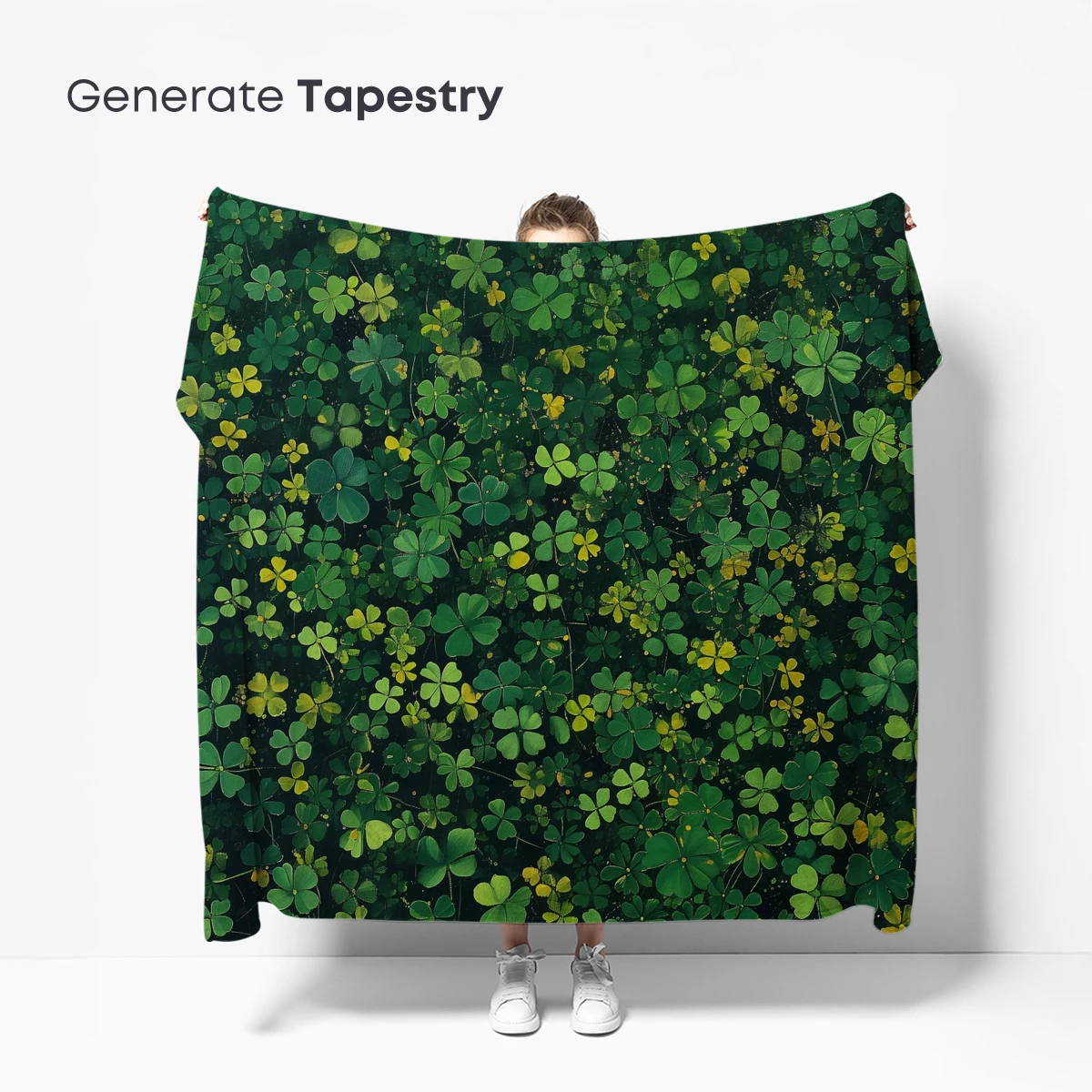 Clover Field Bliss: Nature's Green Tapestry - Image 5