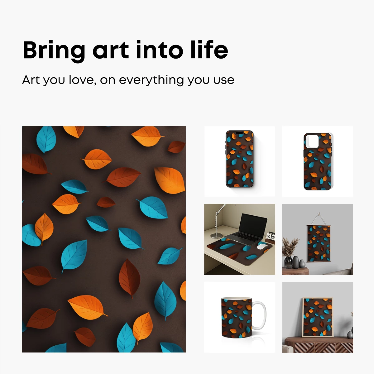 Autumn Symphony: Colorful Leaves Dance - Image 2