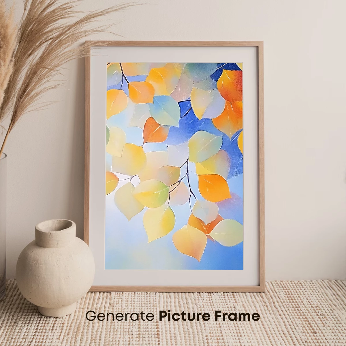 Autumn Leaves in Abstract Harmony - Image 7