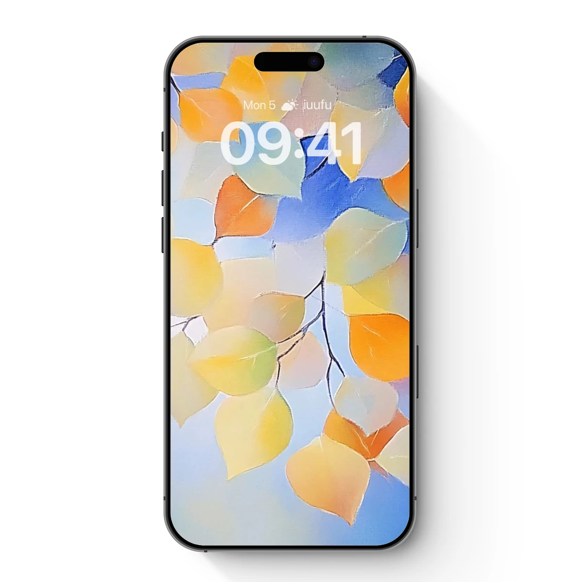 Autumn Leaves in Abstract Harmony