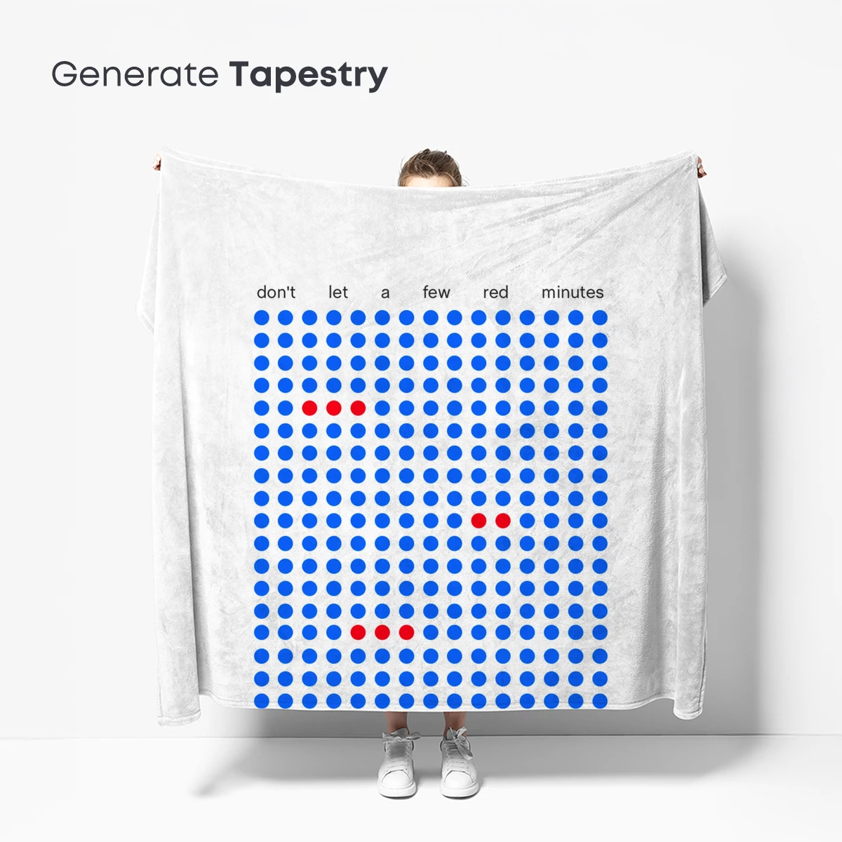 Blue Grid with Red Accents: Time's Impact on Perception - Image 5