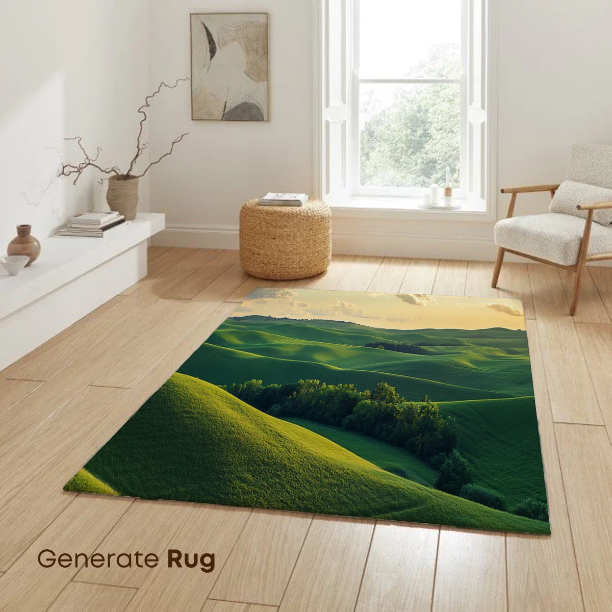 Golden Hour Over Rolling Hills - Image 6