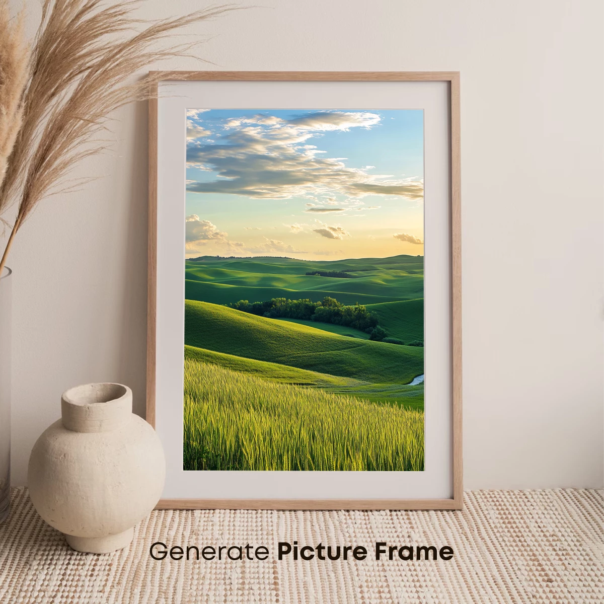 Golden Hour Over Rolling Hills - Image 7