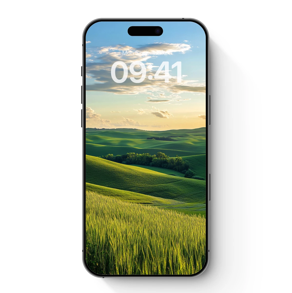 Golden Hour Over Rolling Hills