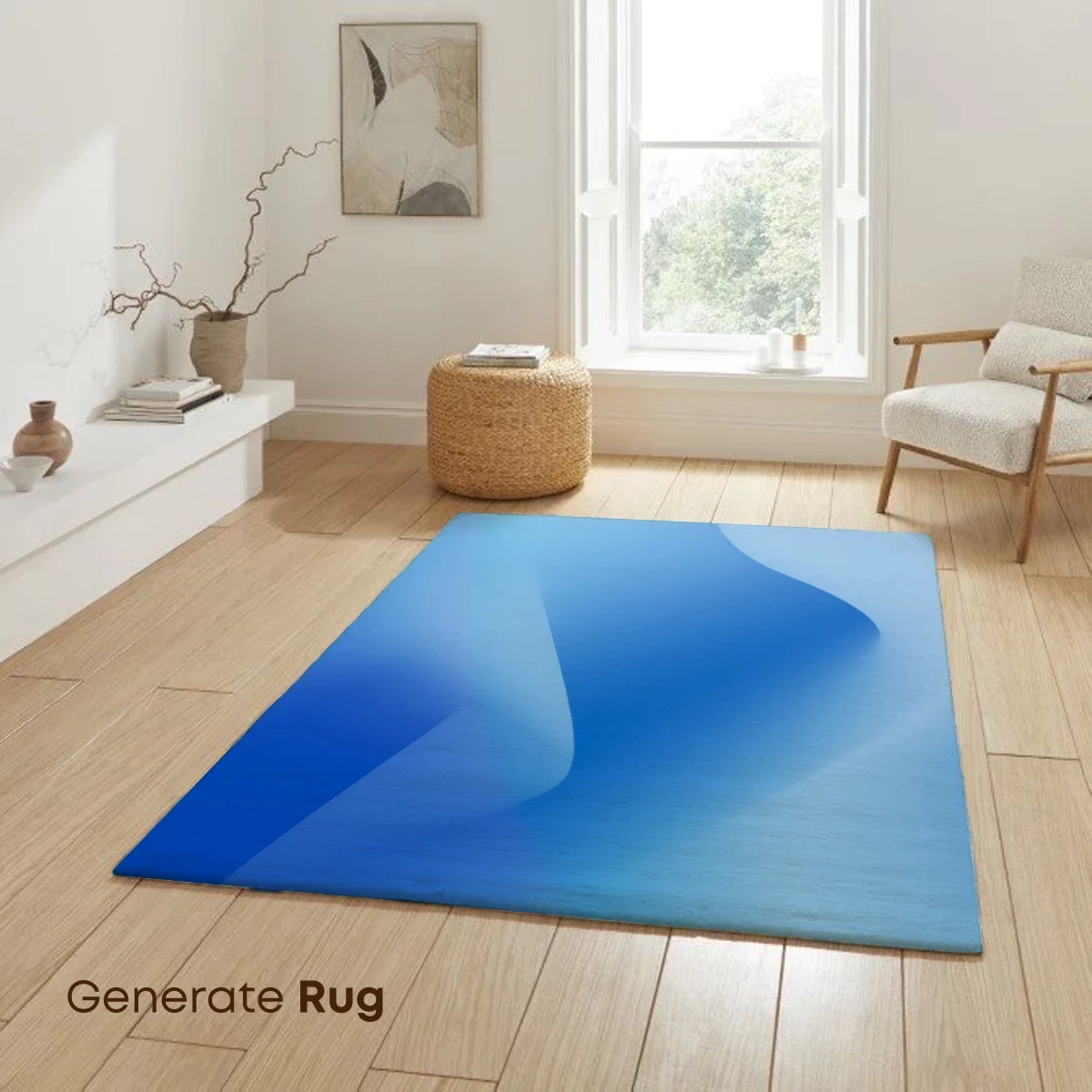 Ethereal Blue Waves: A Digital Abstract Symphony - Image 6