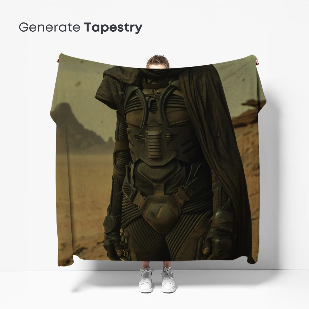 Desert Warrior in Futuristic Armor - Image 5