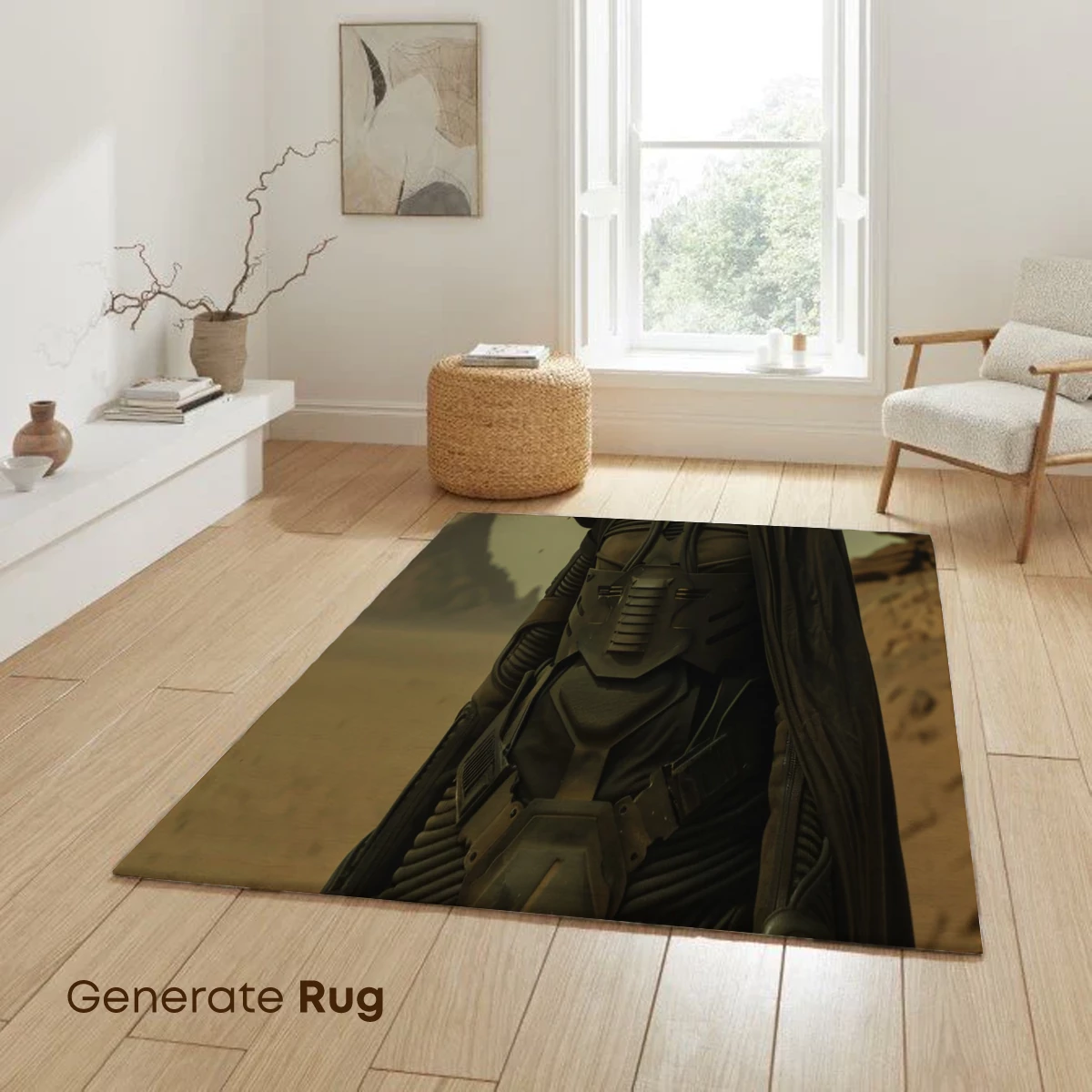 Desert Warrior in Futuristic Armor - Image 6