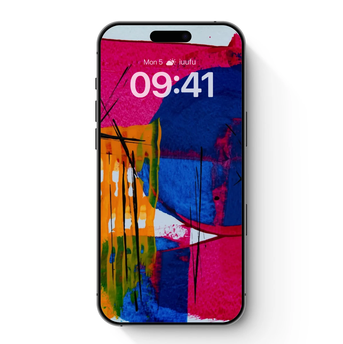 Vibrant Abstract Fusion: Bold Colors and Dynamic Lines