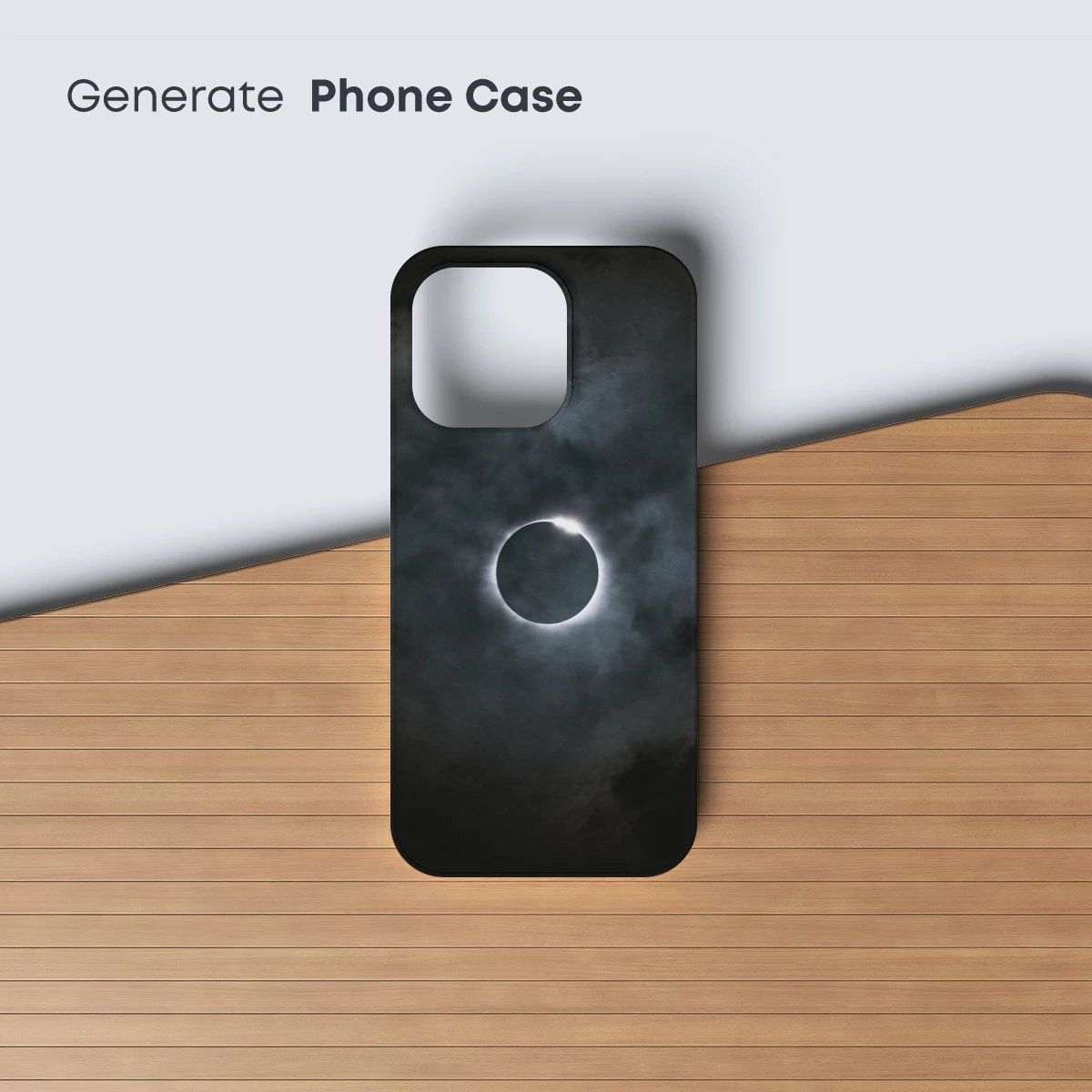 Eclipse in the Clouds: Celestial Ring of Light - Image 3