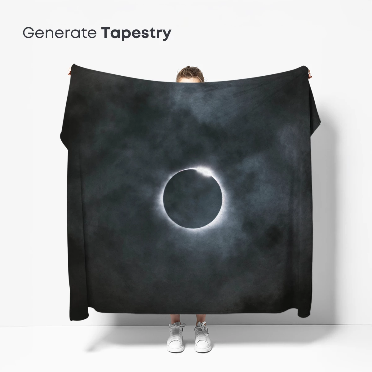 Eclipse in the Clouds: Celestial Ring of Light - Image 5