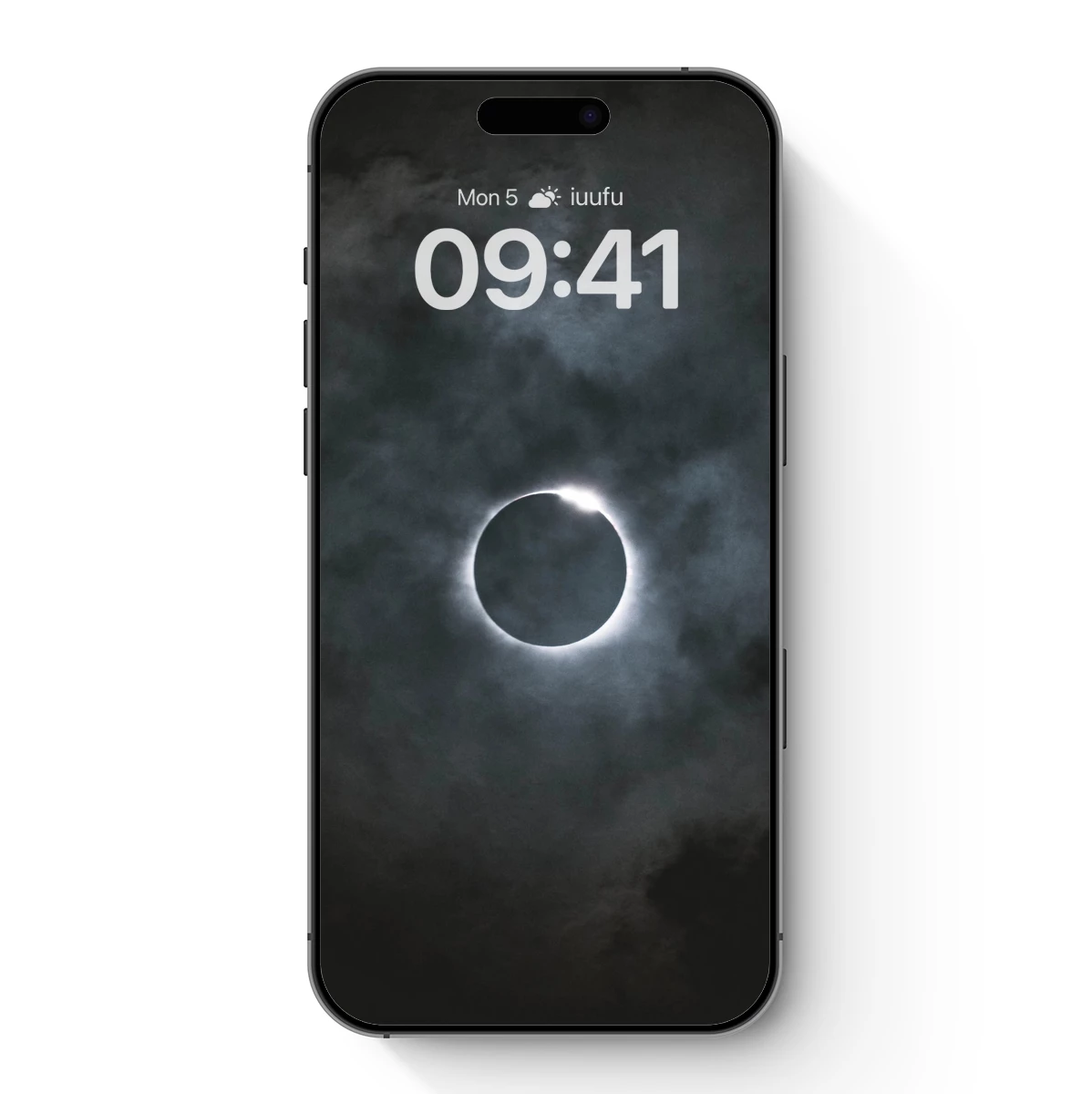 Eclipse in the Clouds: Celestial Ring of Light