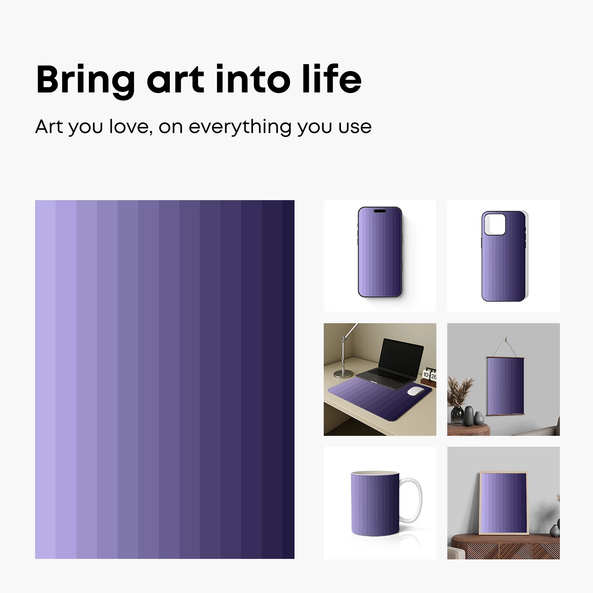 Gradient Elegance: Purple Hues Symphony - Image 2