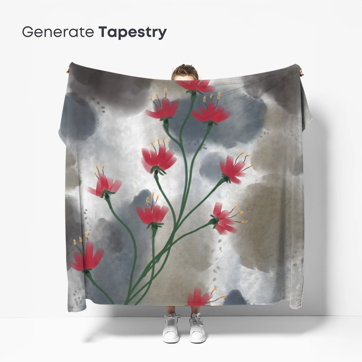 Cloud-Born Blossoms: Ethereal Floral Art - Image 5