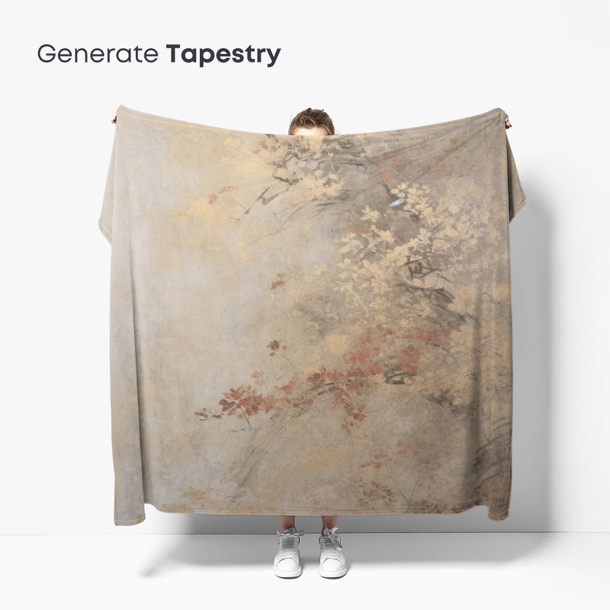 Autumn Whisper: Ethereal Branches in Misty Hues - Image 5