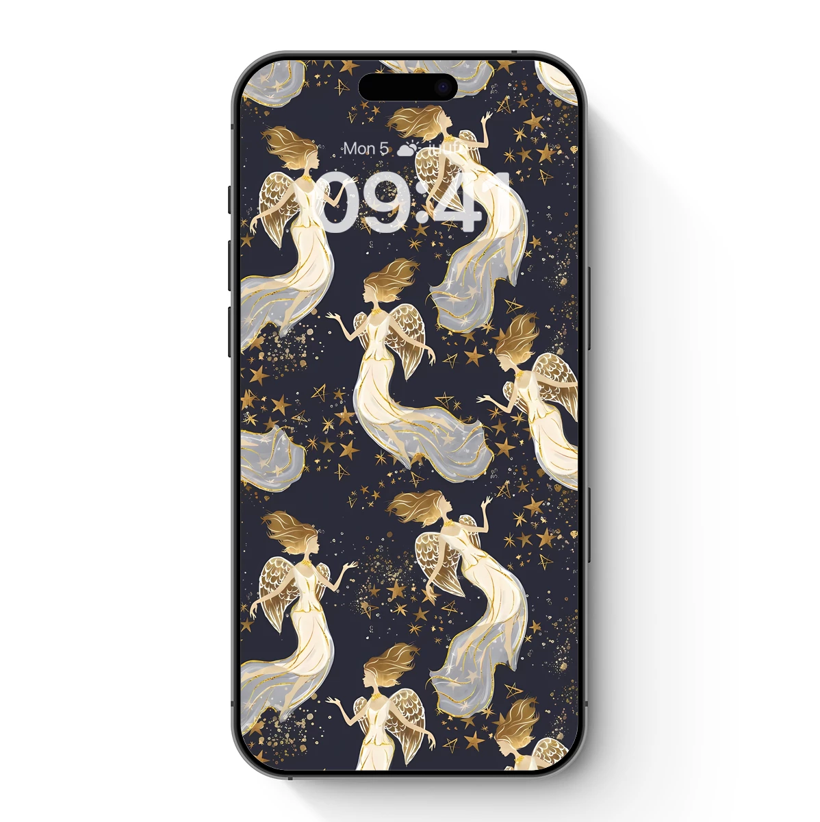 Ethereal Angelic Dancers in Starlit Skies