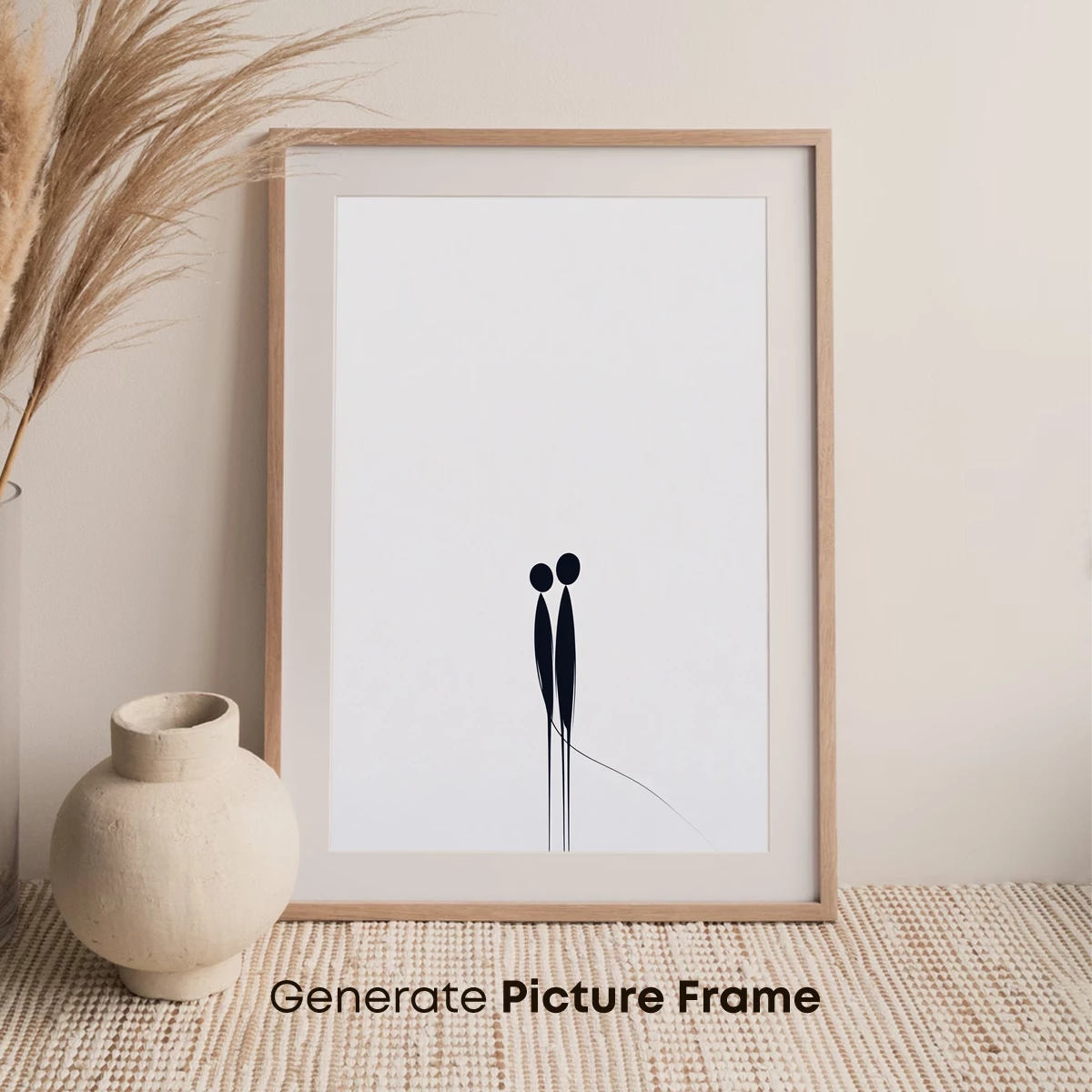 Eternal Bond: Minimalist Duo in Harmony - Image 7