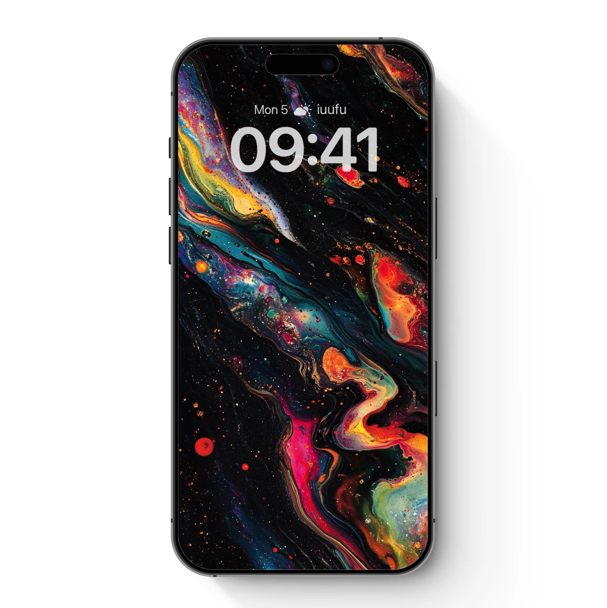 Cosmic Paint Symphony: Abstract Fluid Art