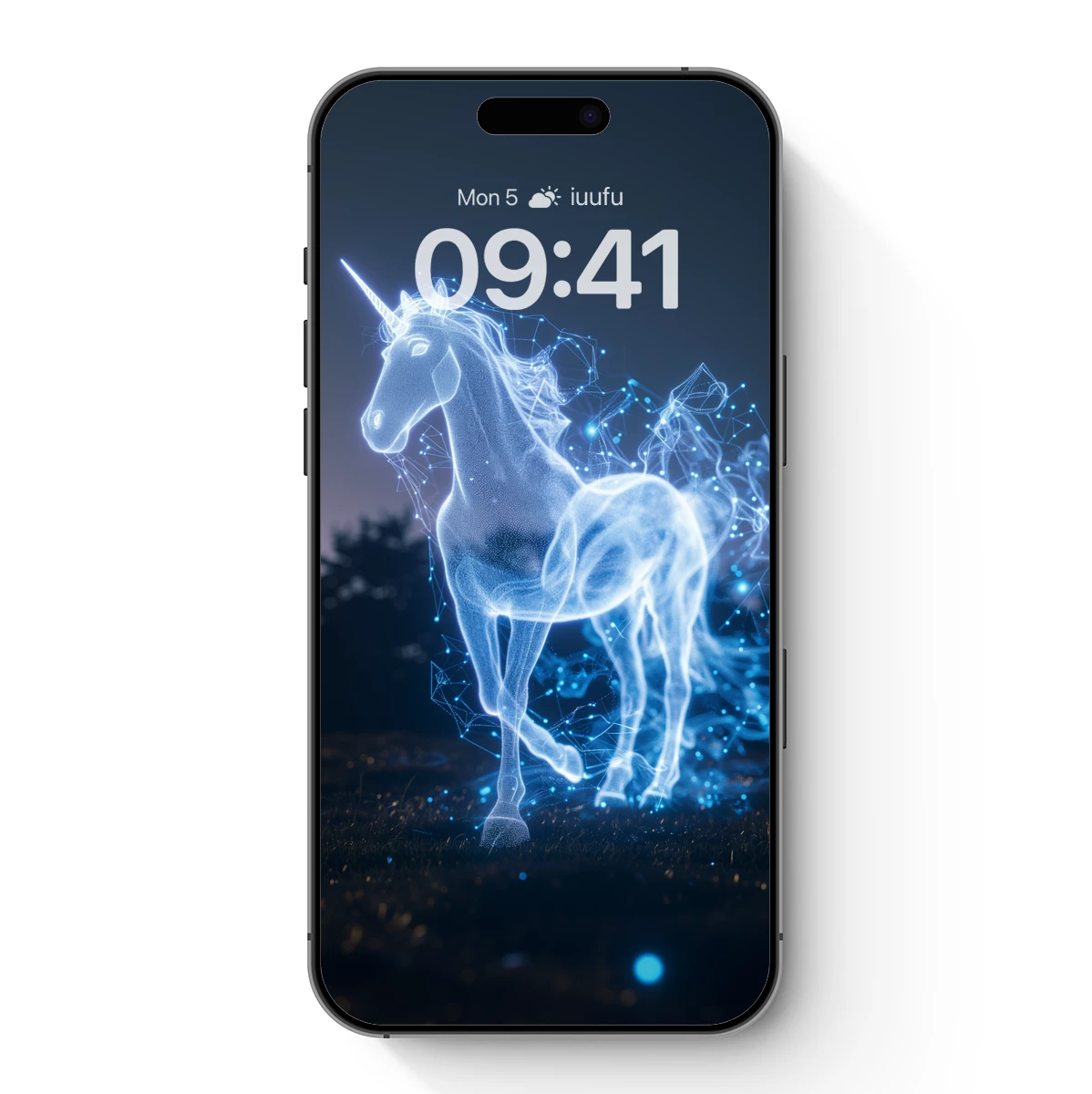 Luminous Unicorn: Digital Constellation Art