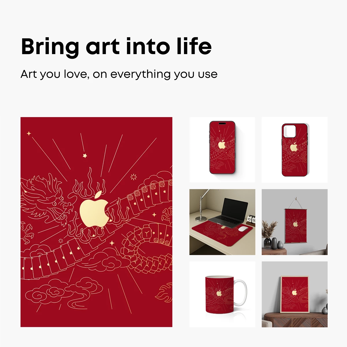 Golden Dragon Embraces Tech Apple: Myth Meets Modernity - Image 2