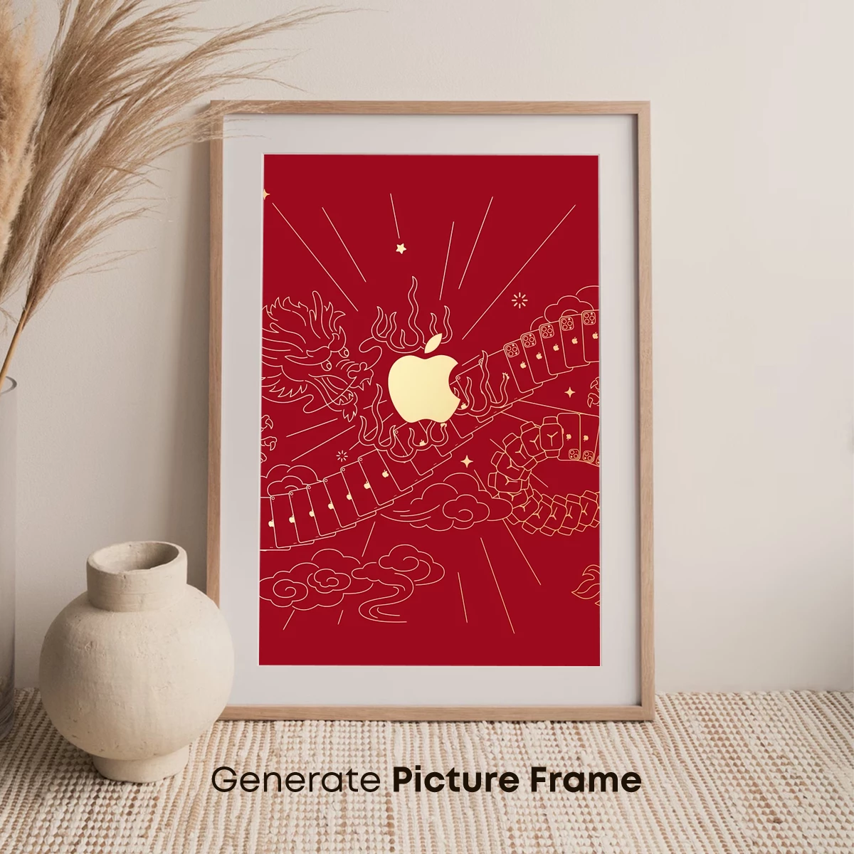 Golden Dragon Embraces Tech Apple: Myth Meets Modernity - Image 7