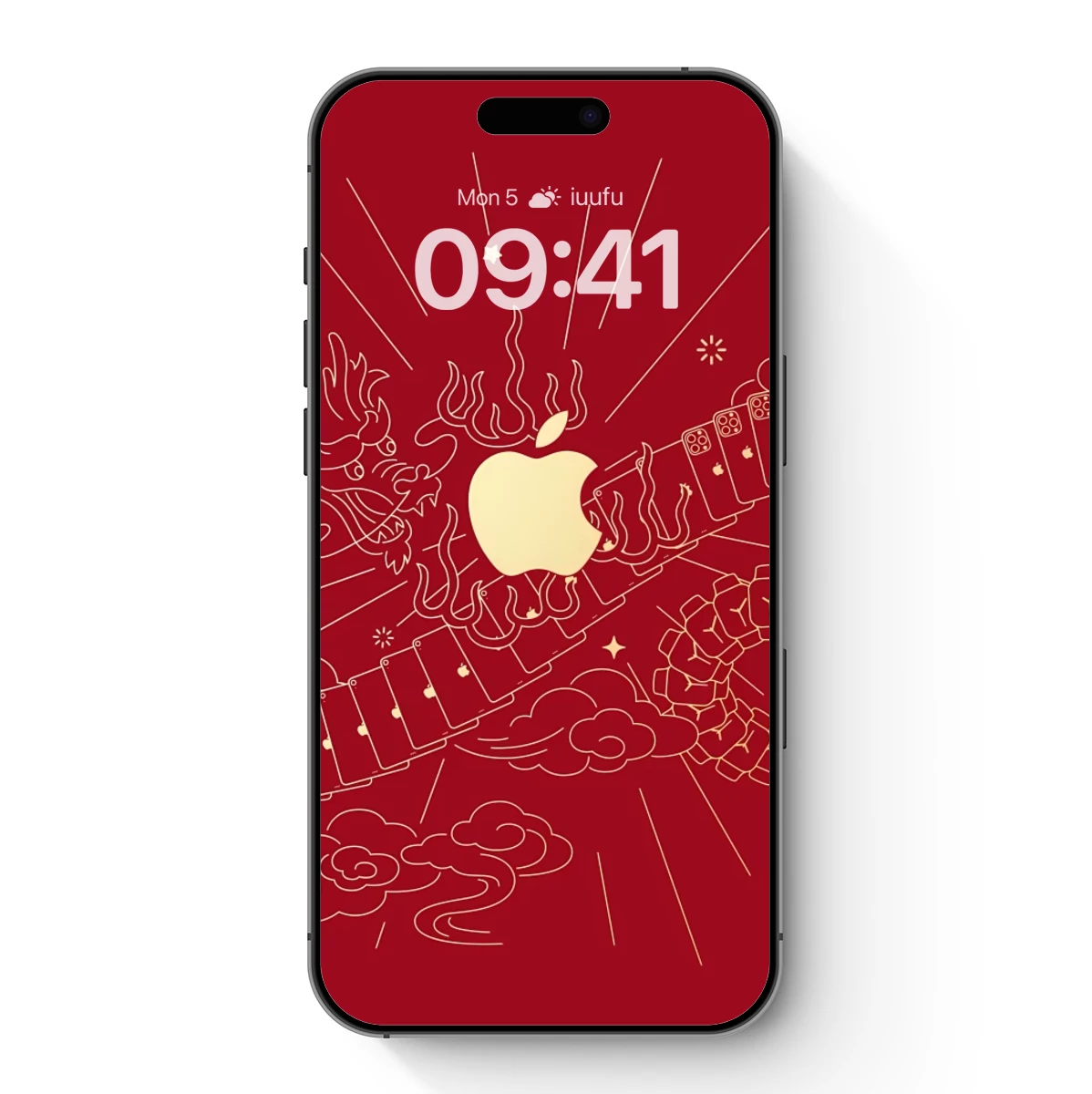 Golden Dragon Embraces Tech Apple: Myth Meets Modernity