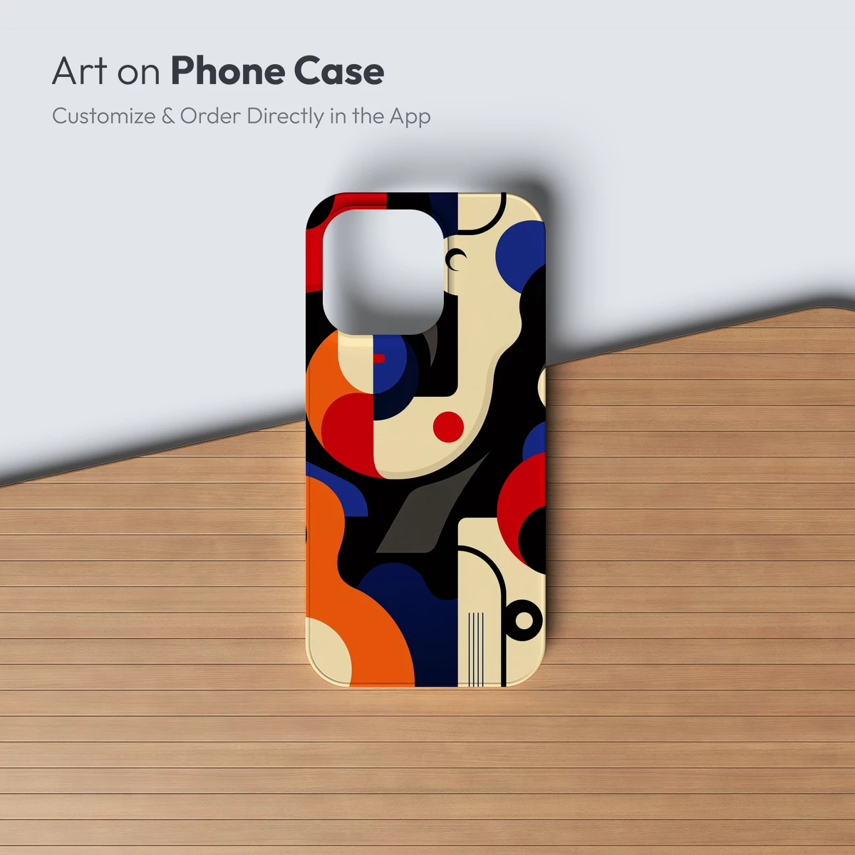 Abstract Fusion: Bold Shapes and Vibrant Colors - Image 2