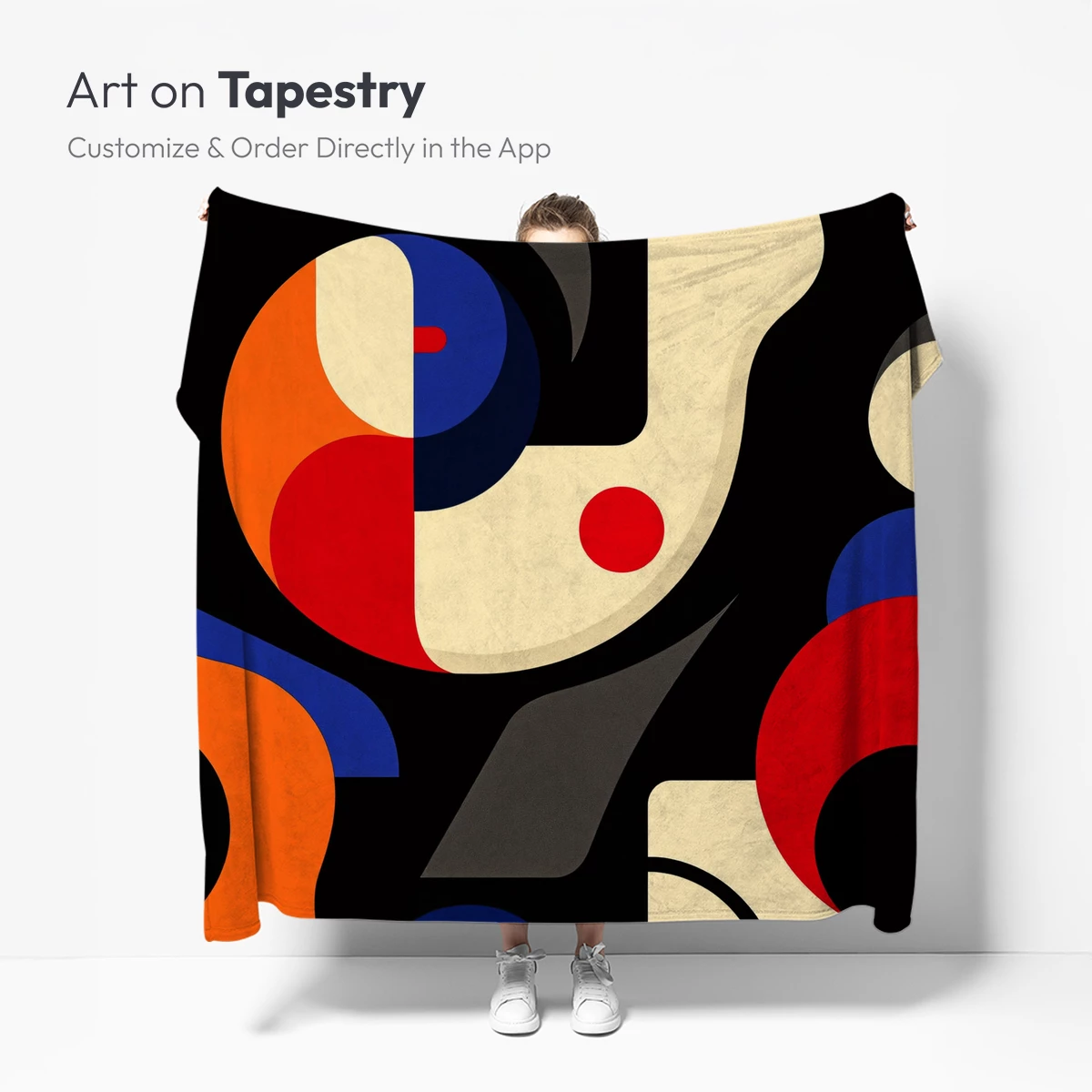 Abstract Fusion: Bold Shapes and Vibrant Colors - Image 4