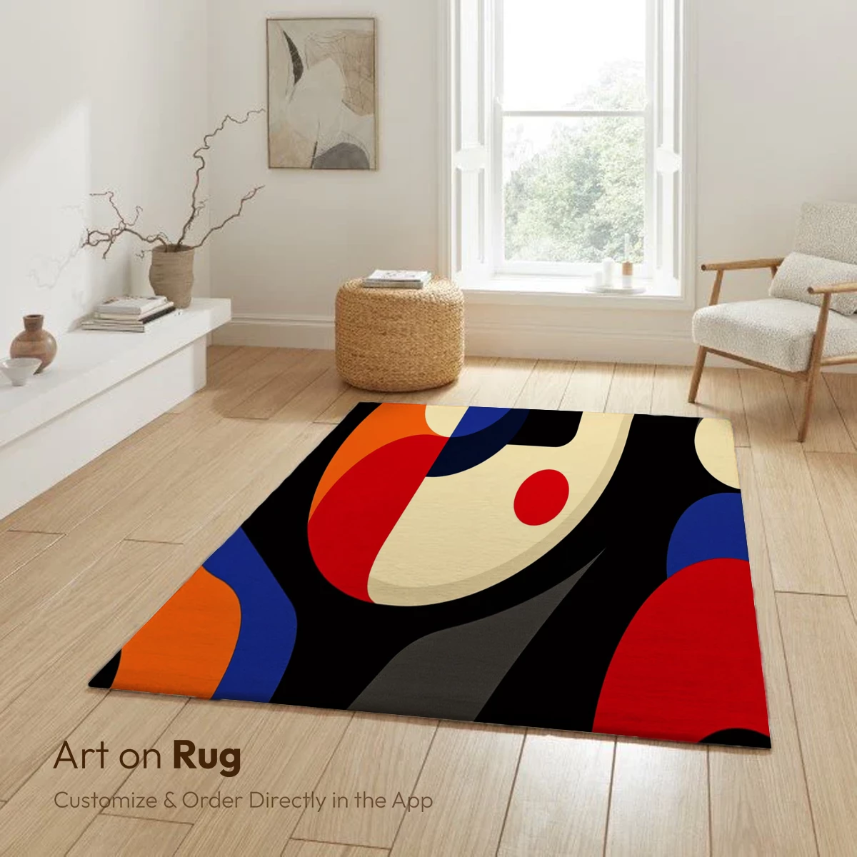 Abstract Fusion: Bold Shapes and Vibrant Colors - Image 5