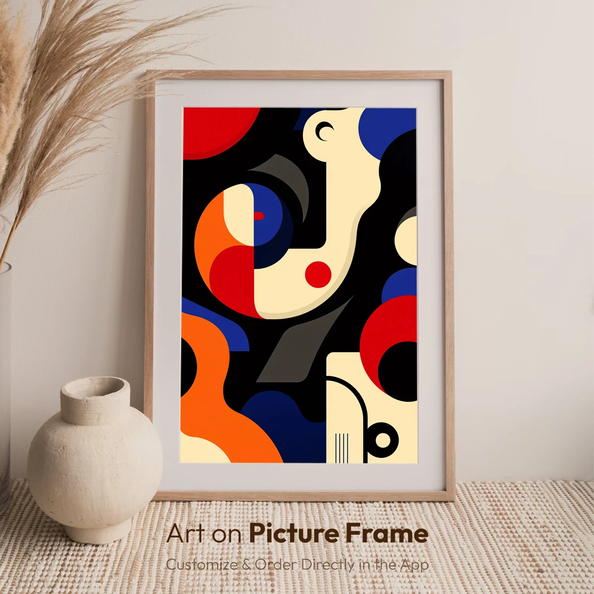 Abstract Fusion: Bold Shapes and Vibrant Colors - Image 6