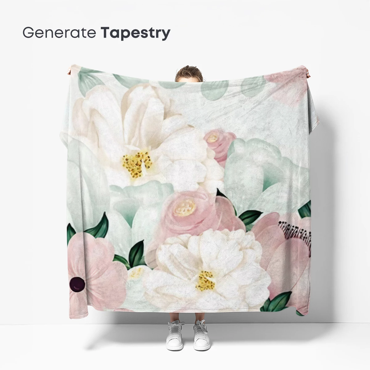 Elegant Floral Symphony in Pastel Hues - Image 5
