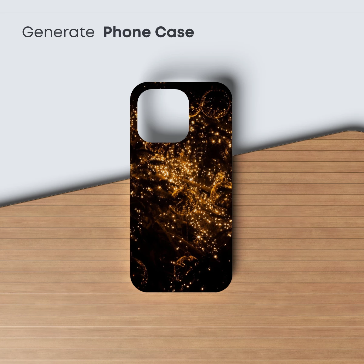 Golden Twilight Ornaments: Festive Sparkle in Night's Embrace - Image 3