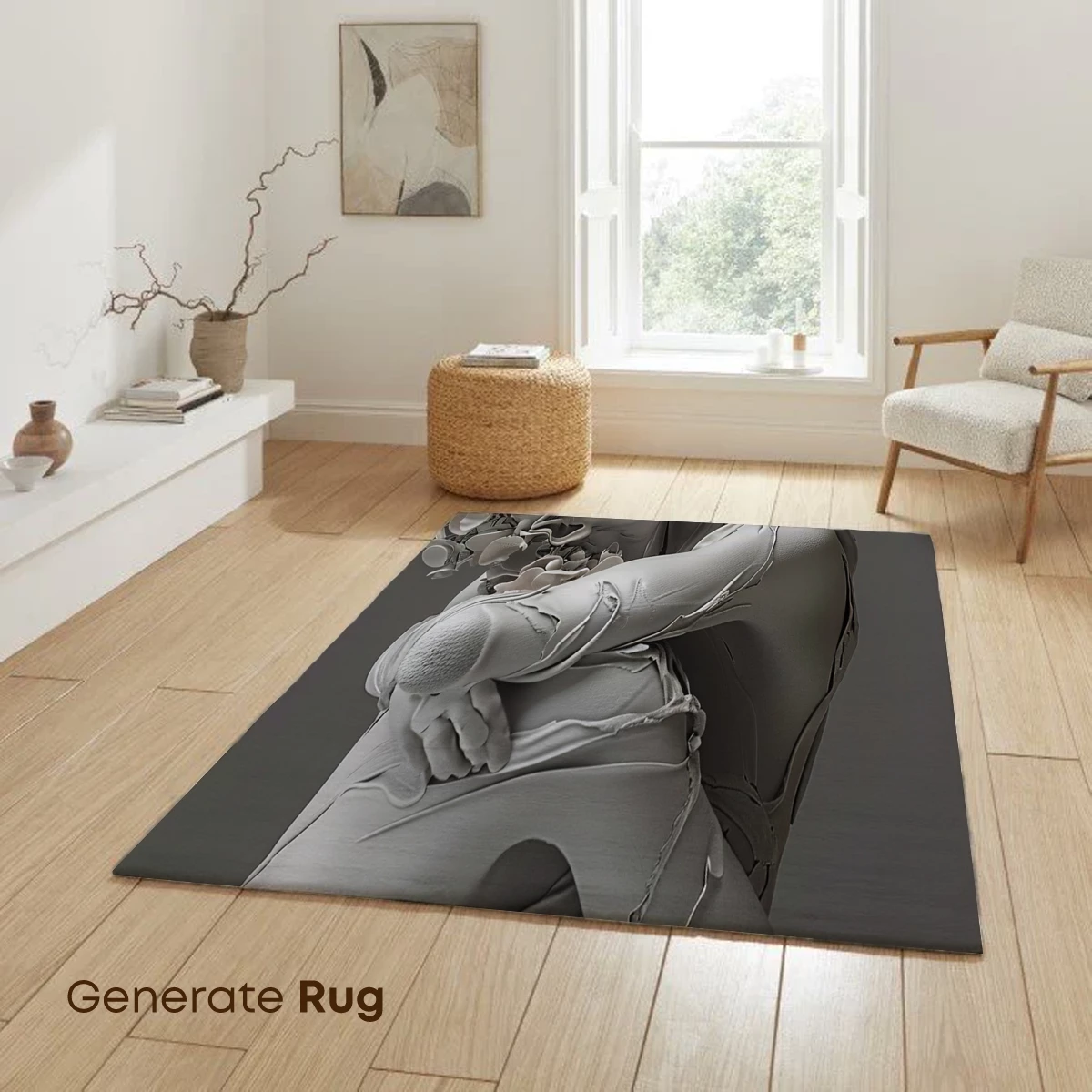 Eternal Embrace: Sculpted Romance in Monochrome - Image 6