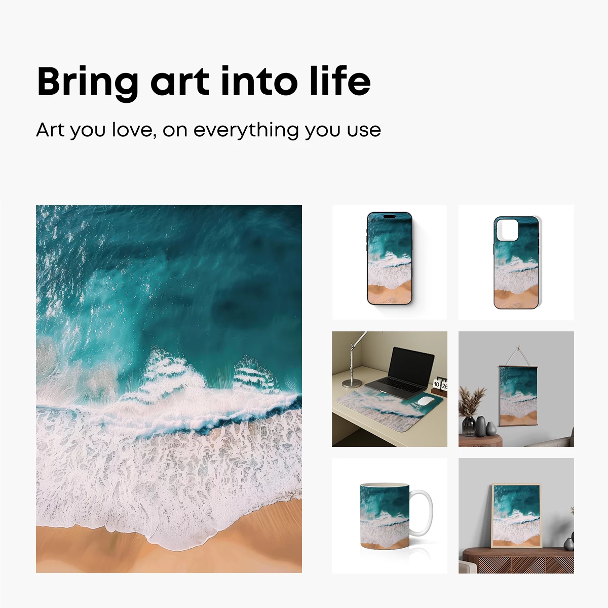 Aerial Symphony of Sea and Sand - Image 2