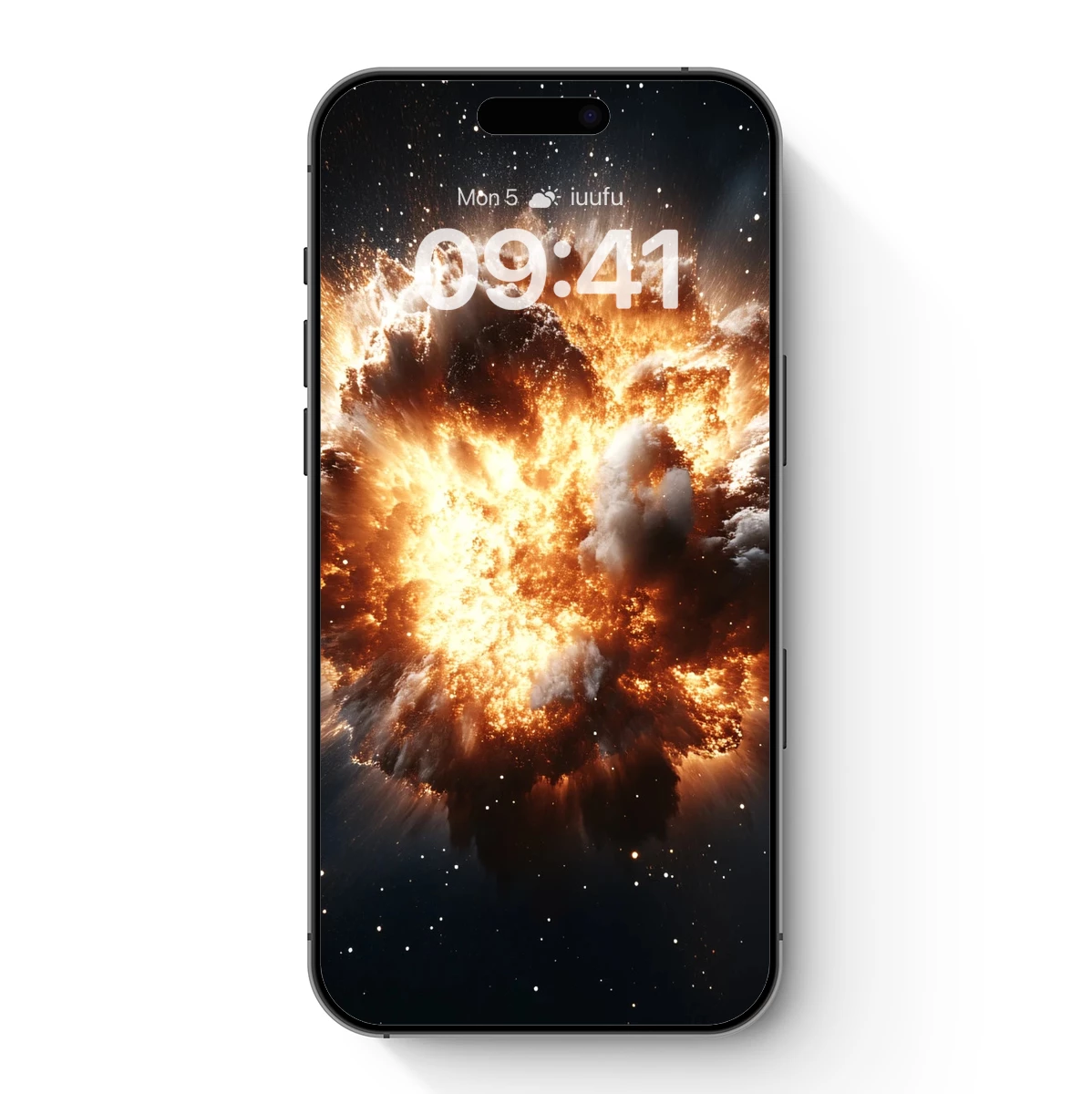 Cosmic Inferno: A Stellar Explosion in Space