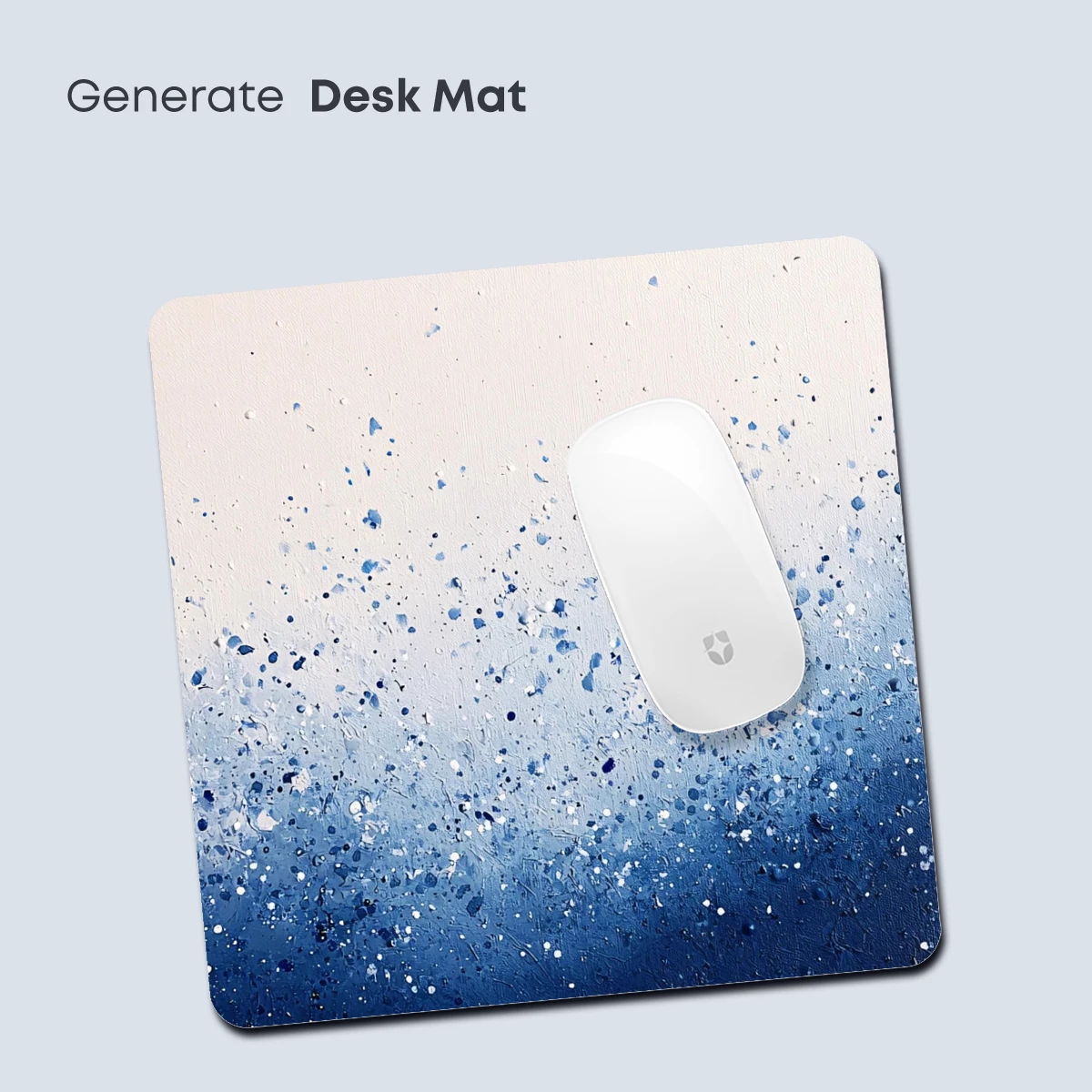 Blue Gradient Splatter: Abstract Artistry in Motion - Image 4