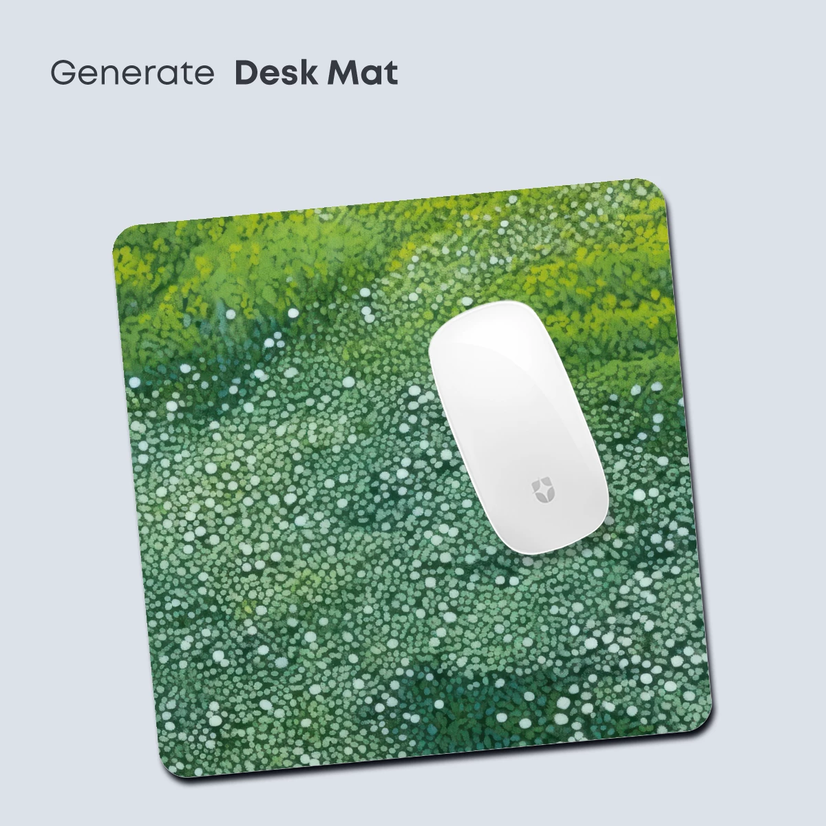 Dot Matrix Oasis: Green Gradient Harmony - Image 4