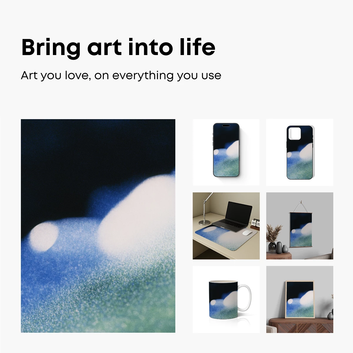 Ethereal Moonlit Peaks - Image 2