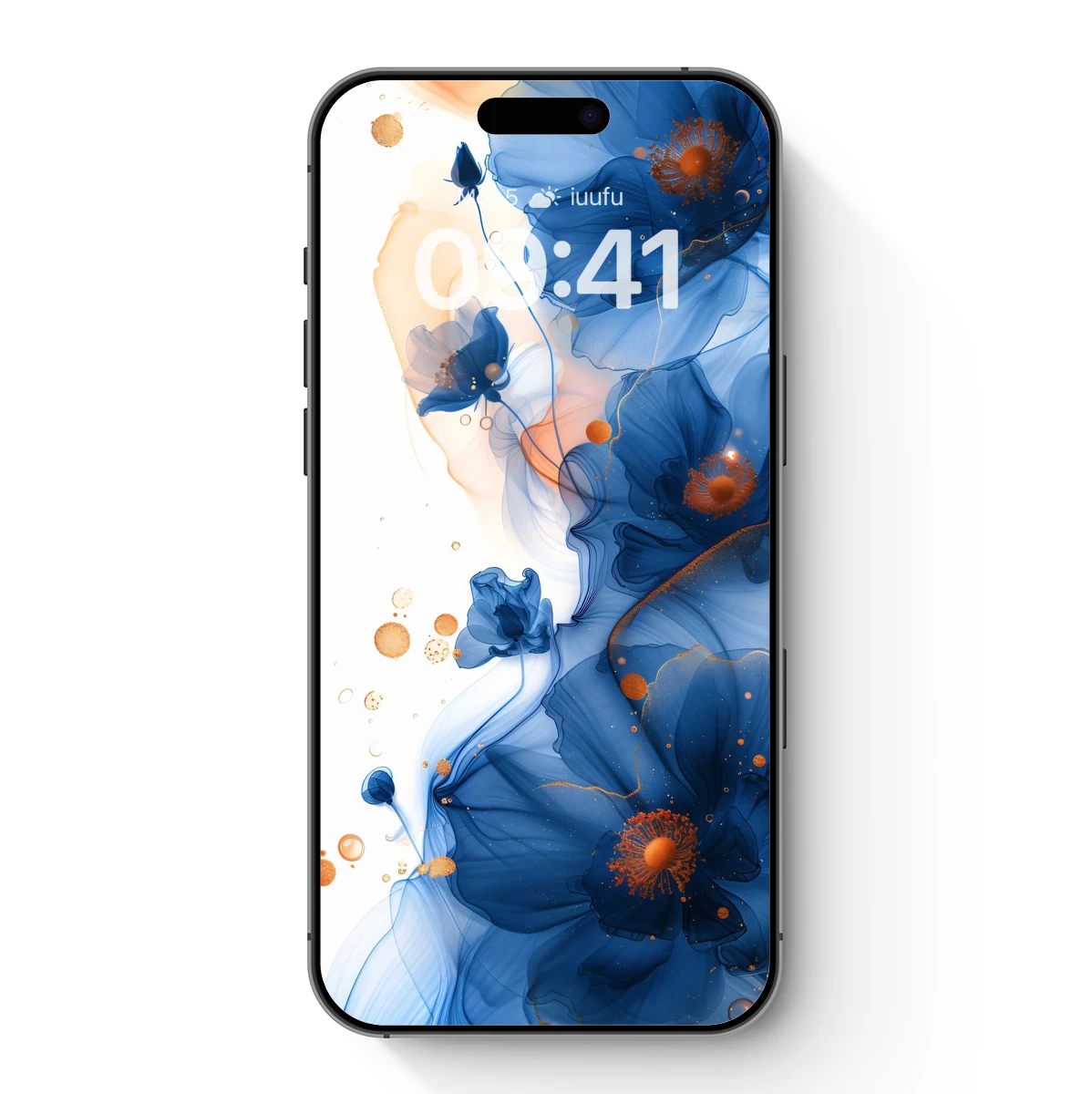 Ethereal Blue Blossoms: A Watercolor Symphony