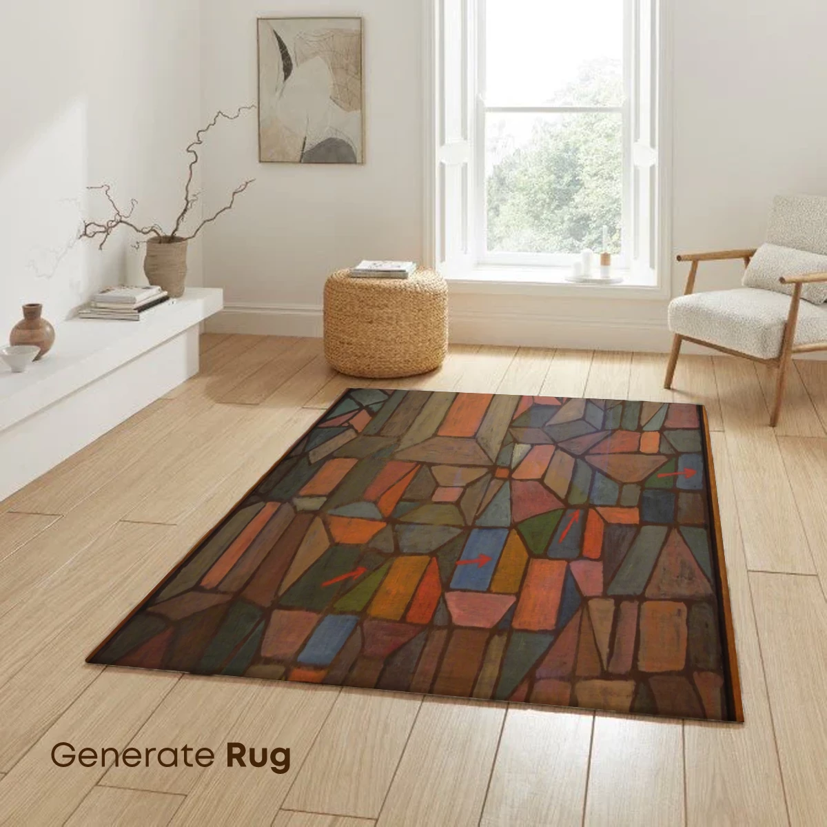 Geometric Mosaic Symphony: Abstract Color Harmony - Image 6