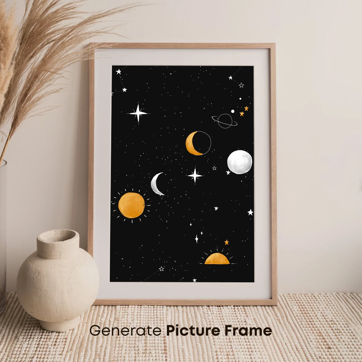 Celestial Harmony: Dreamy Planetary Dance - Image 7