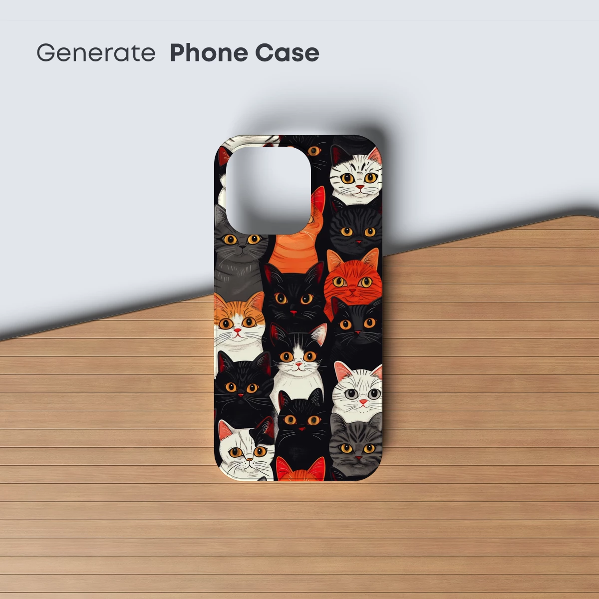 Feline Symphony: A Kaleidoscope of Cat Faces - Image 3