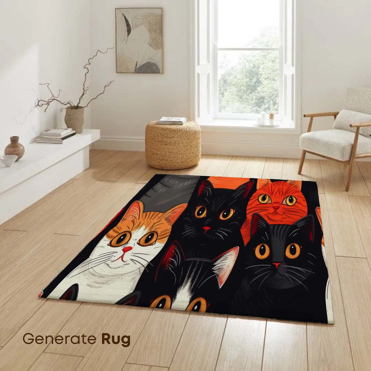 Feline Symphony: A Kaleidoscope of Cat Faces - Image 6