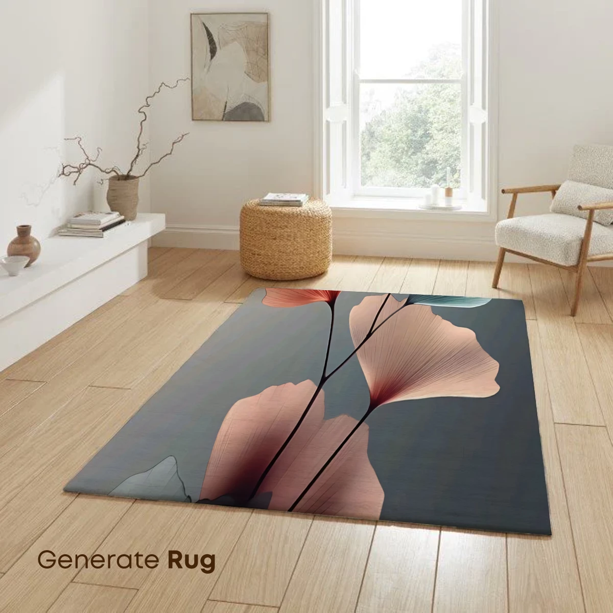 Elegant Ginkgo Symphony in Pastel Hues - Image 6