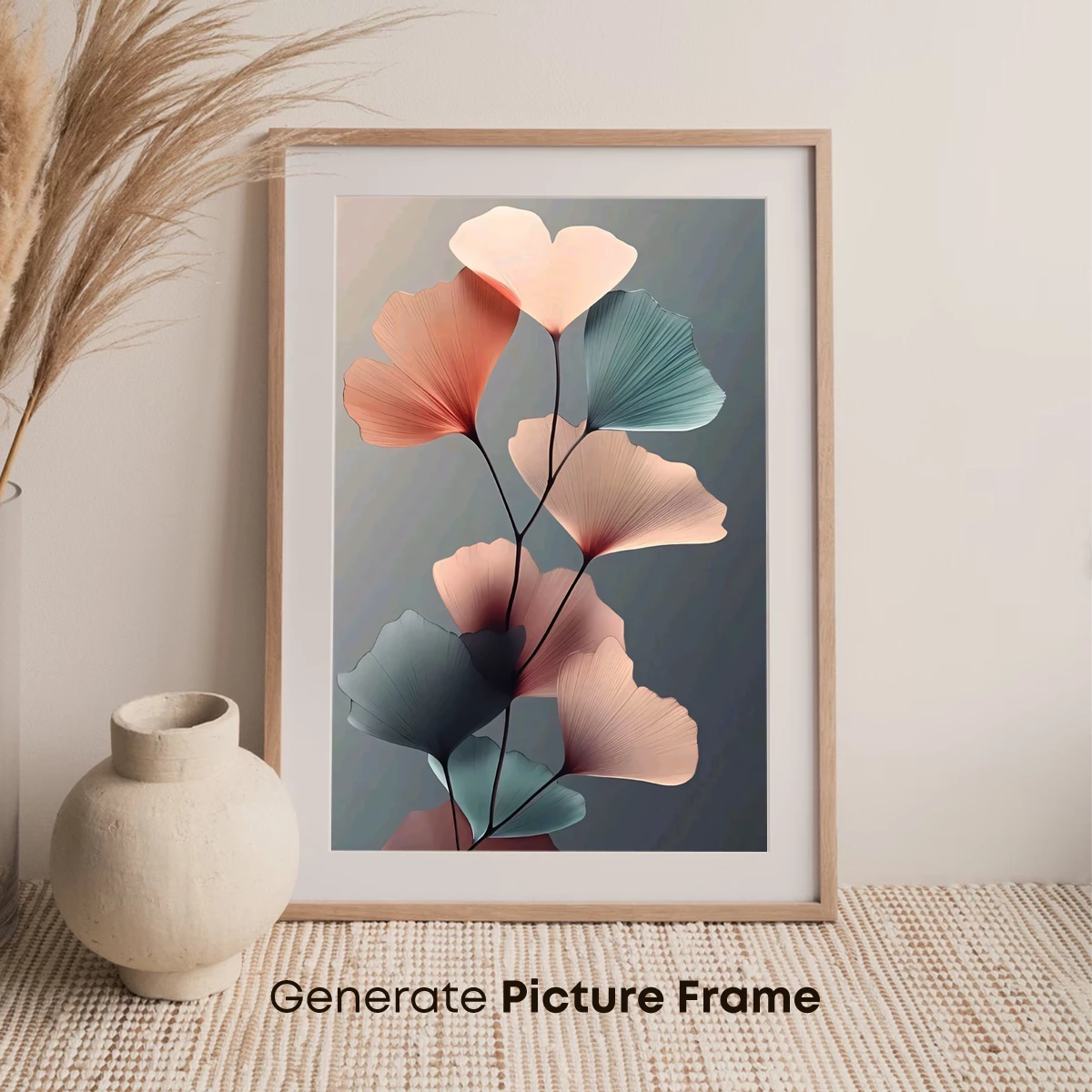 Elegant Ginkgo Symphony in Pastel Hues - Image 7