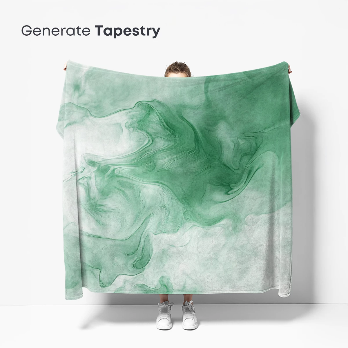 Ethereal Green Mist: A Dance of Smoke and Light - Image 5